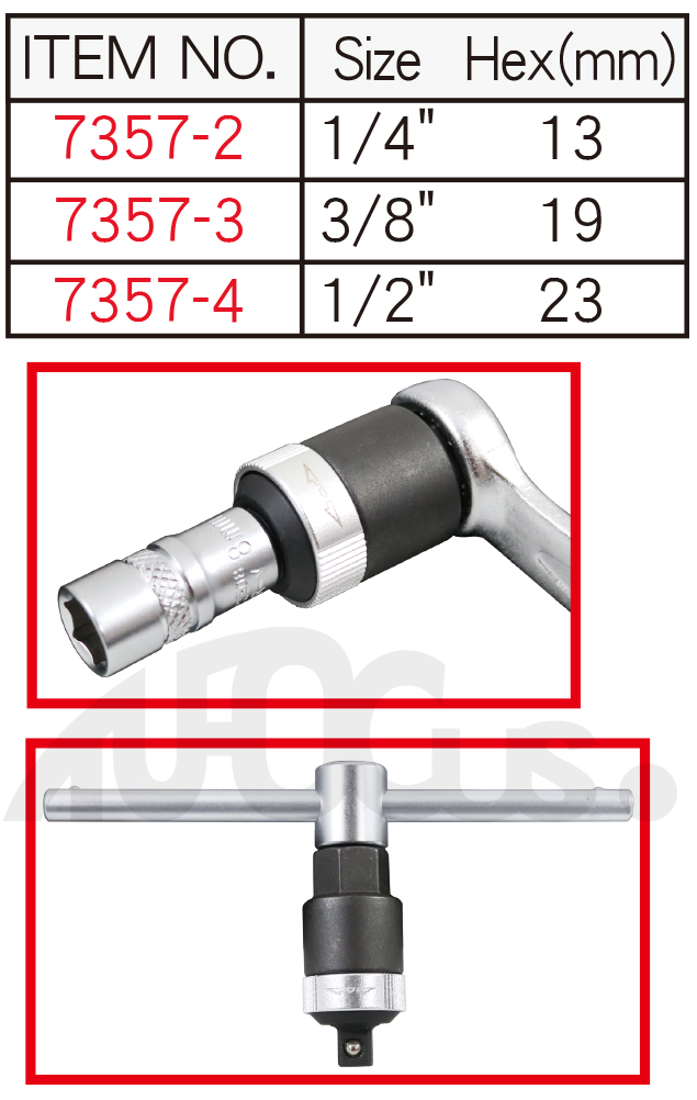 24T Ratchet Adaptor